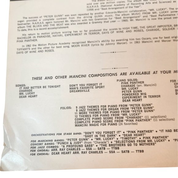 Dear Heart 1964 Sheet Music Henry Mancini Glen Ford Geraldine Page - Picture 7 of 8